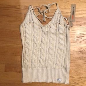 Dkny Cream halter sweater